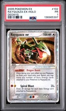 PSA 1 PR 2005 Pokemon EX Deoxys Rayquaza EX Holo Foil 102/107 Rare
