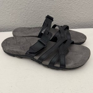 Merrell Sandspur Lee Black Slingback Outdoor Hiking Sandals s-l400.jpg main image 3