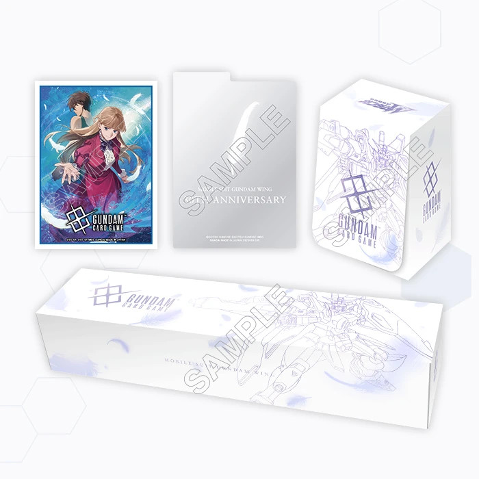 Gundam Card Game Premium Goods Set Gundam Wing PB01 30th