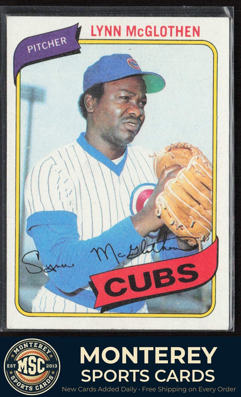 Lynn McGlothen 1980 Topps #716 Chicago Cubs