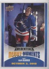 2019-20 Upper Deck Credentials Debut Moment Achievements Tier 6 Kaapo Kakko 0bv