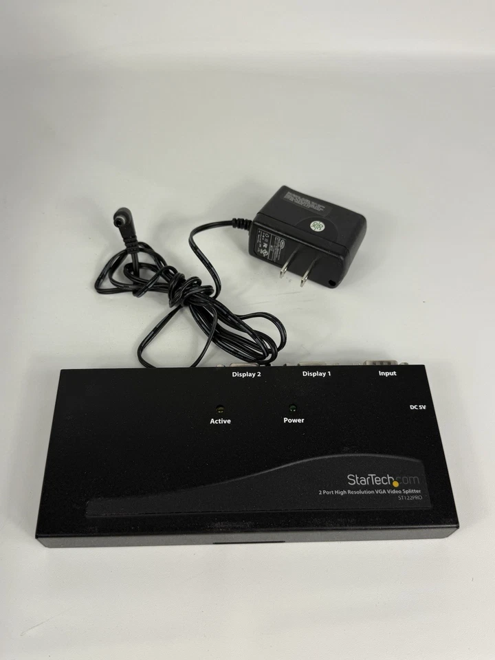StarTech StarTech 2 Port High Resolution VGA Video Splitter - 350 MHz (ST122PRO) - Image 3 of 4