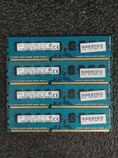 Lot of 4 HP 4GB 2Rx8 DDR3-1866 PC3-14900E ECC Registered Server Memory RAM
