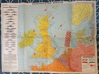 A Rare Original 1940 World War 2 German Navy Military War map of the North Sea