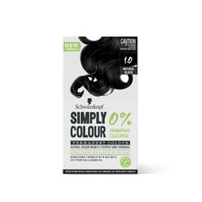 Schwarzkopf Simply Permanent Hair Color Gentle On Scalp Natural Black 142 ml