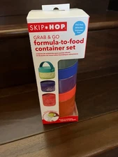 NEW Skip Hop Grab and GO Formula to Food Container Set Multi