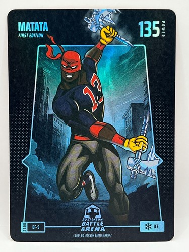 Bo Jackson Battle Arena Battlefoil Ice Matata #9 Ronald Acuna Jr.