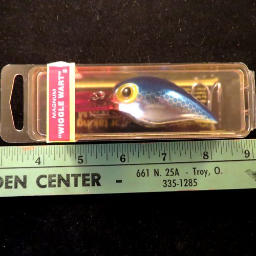 Storm Pre Rapala Magnum Wiggle Wart AV47 Chart/Fluor Red Herbone NOS - 第 1/6 張圖片