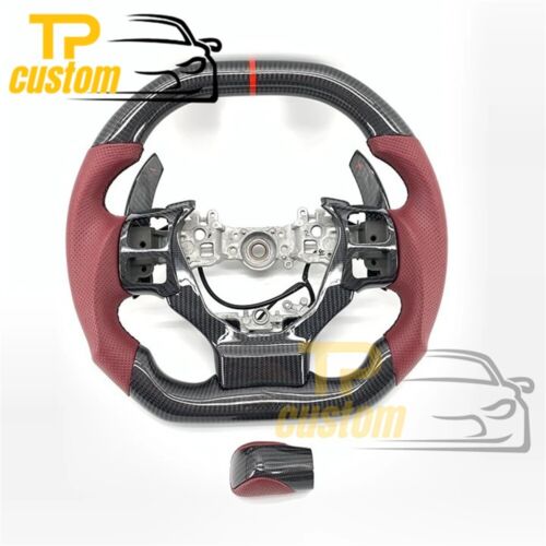 Carbon Fiber Steering Wheel for Lexus IS RC 250 300 350 NX 200T 2014+ Shift Knob - Picture 2 of 6