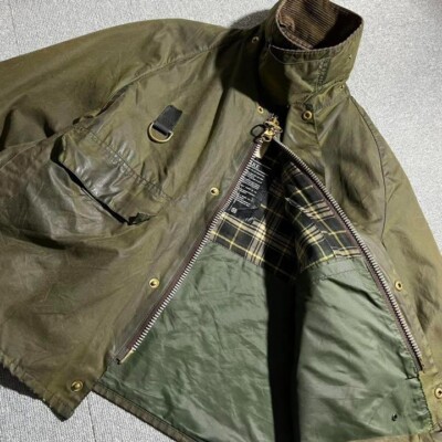 Used Barbour 90s Spey Jacket Size L Vintage 3-Warrant