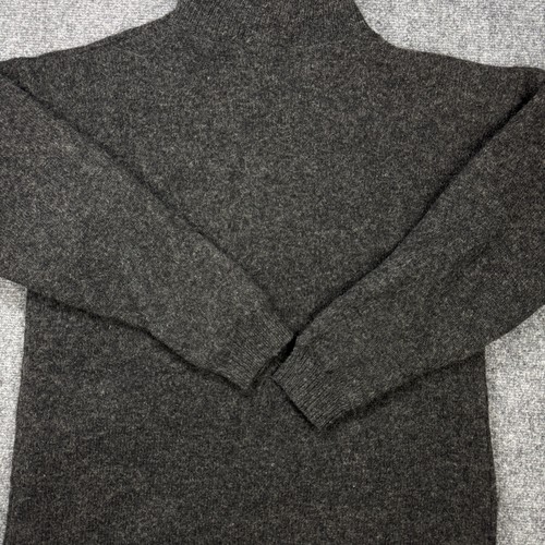 Vintage Carraig Donn Sweater Mens Medium Grey Cable knit Shetland Wool Ireland - Picture 15 of 23