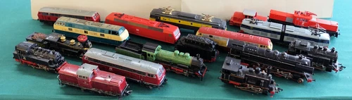 16 locomotive H0 corrente continua analogiche per hobbisti - Fleischmann Liam... - non testate
