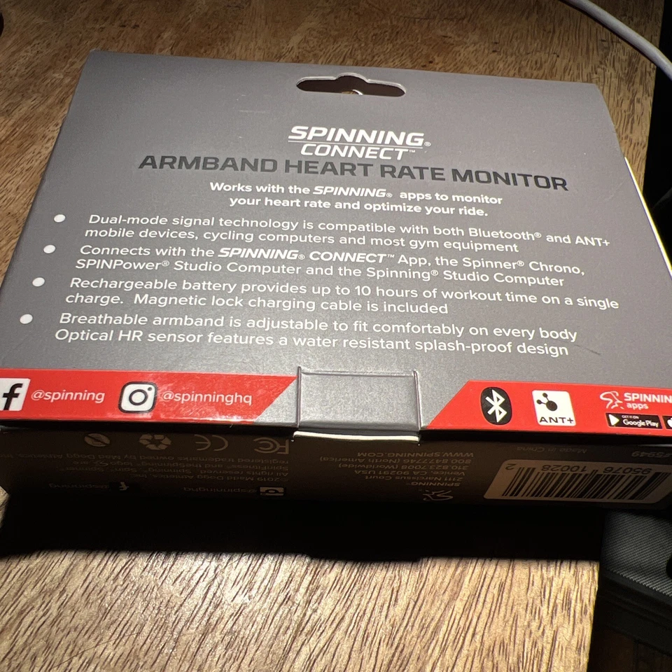 Spinning® Connect ™ Dual Mode Armband Heart Rate Monitor - Image 4 of 4
