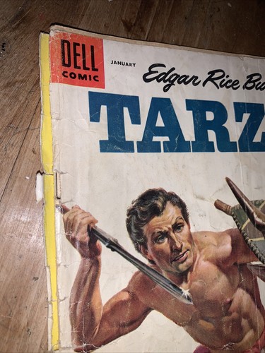 Tarzan Edgar Rice Burroughs Dell Comic Book Issue 64 Golden Age 1955 - Picture 3 of 12
