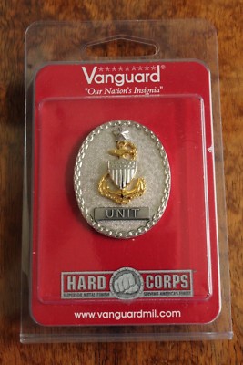 USCG US COAST GUARD E-8 UNIT SENIOR CHIEF SCPO FULL SIZE SILVER BREAST BADGE