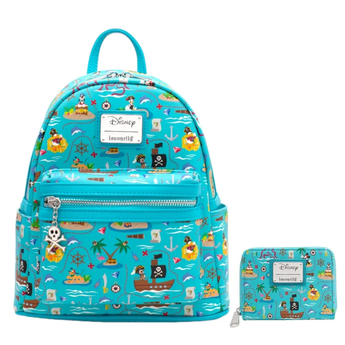 DISNEY Sensational 6 Pirate LOUNGEFLY Backpack NWT Loungefly NWT Disney Sensational 6 Pirate Mickey Friends AOP  main image 4