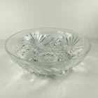 Anchor Hocking 7" EAPC Smooth Edge Bowl Vintage Clear Glass