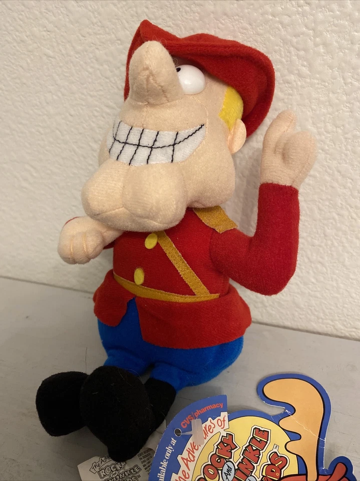 Peluche DUDLEY DOO RIGHT OF THE MONTIES - ROCKY & BULLWINKLE & FRIENDS (NUEVO CON ETIQUETAS Foto 3 de 4