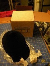 HORSE RIDING HELMET SIZE 7 CYCOLAC CROWN MADE IN U.S.A. IN BOX BLACK