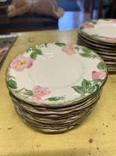 One (1) VINTAGE FRANCISCAN DESERT ROSE BREAD AND BUTTER PLATE 6 1/2"