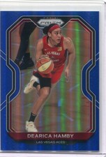 2021 Panini Prizm WNBA BLUE #43 DEARICA HAMBY 59/149 LOS ANGELES SPARKS