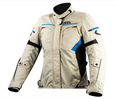 LS2 Women's Endurance Touring Motorcycle Jacket Sand/Black/Blue LJ119