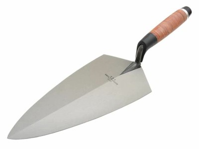 Marshalltown - 19L Philadelphia Pattern Brick Trowel Leather Handle 10in