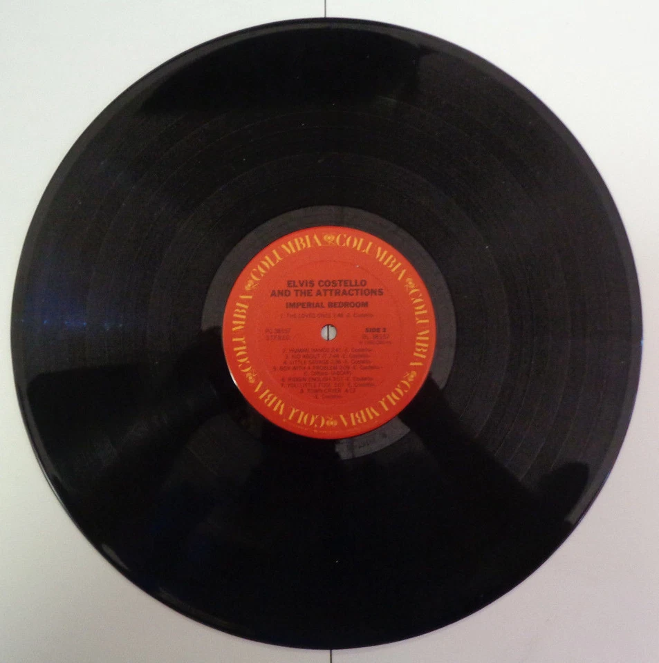 ELVIS COSTELLO - Imperial Bedroom -Vinyl LP  Columbia FC 38157 1st press  Lyrics Foto 4 de 4