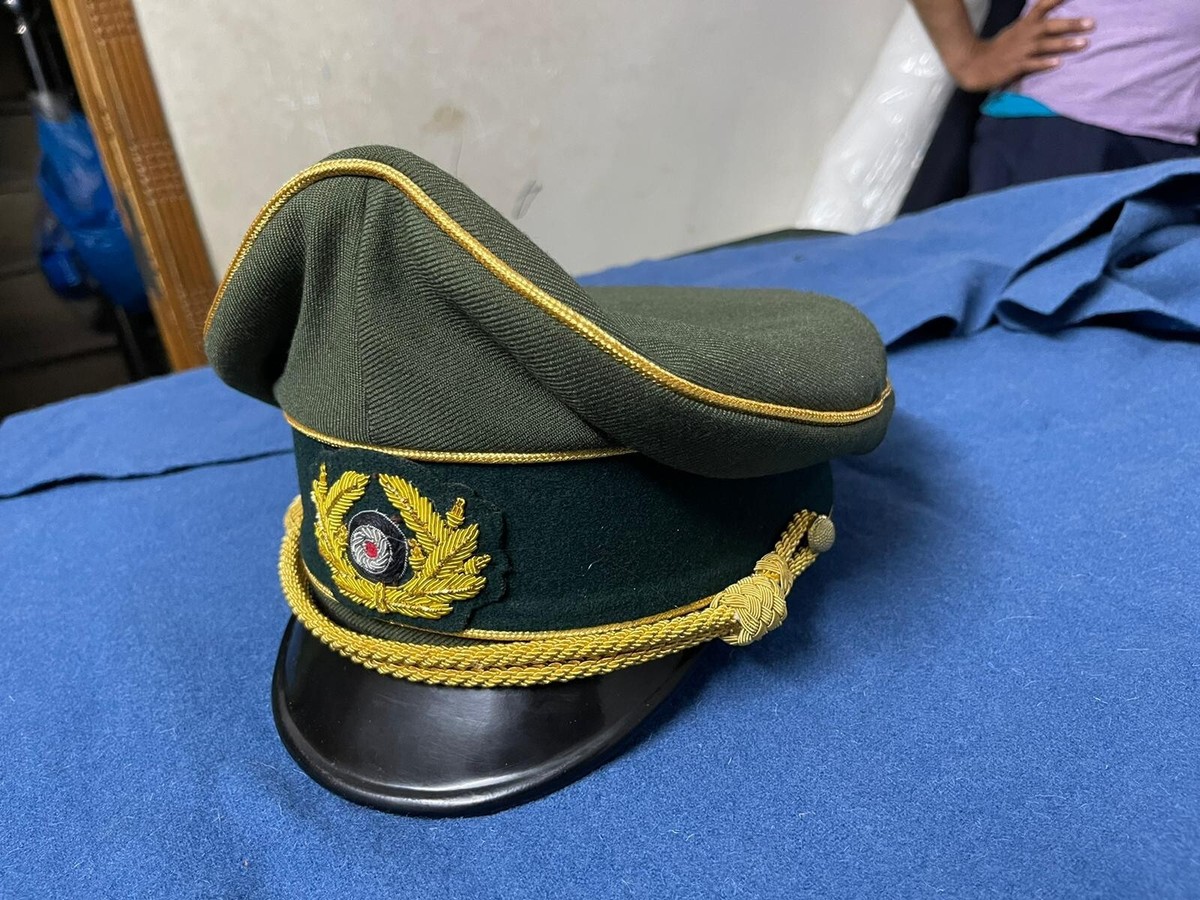 WW2 German Army Generals Officers Service Visor Hat Cap
