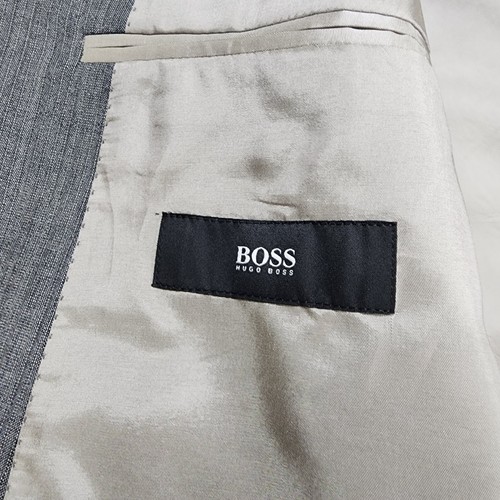 Hugo Boss Anzug Herren 46 L Blazer Sakko 38x33 Anzughose Grau Rossellini - Bild 4 von 21