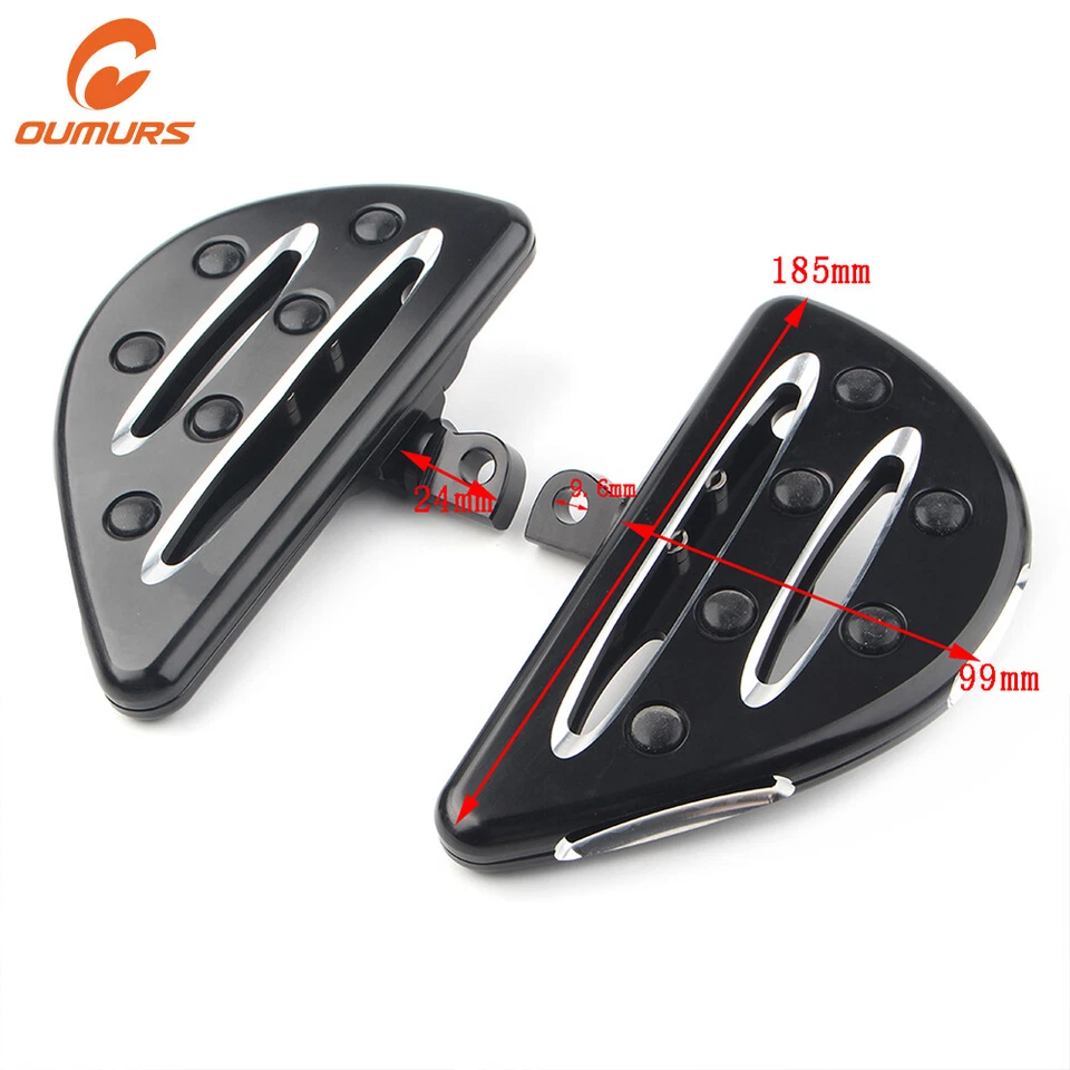 TABLERO ESTRIBO DELANTERO/TRASERO ESTRIBO ESTRIBOS APTO PARA HARLEY DYNA FLD SOFTAIL Foto 4 de 4