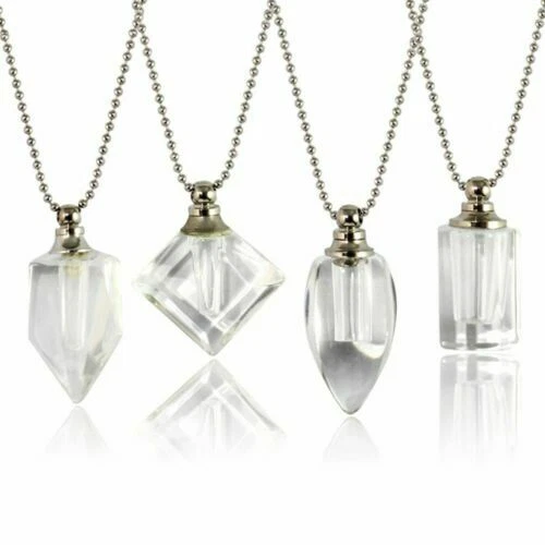 Clear Glass Charm Fashion Necklaces & Pendants