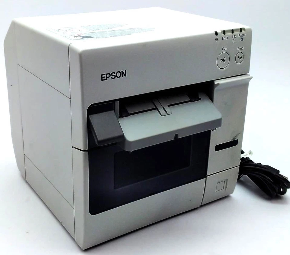 Epson TM-C3400 ColorWorks Barcode Label Printer Inkjet Color TM-C3400-011 - Image 4 of 4