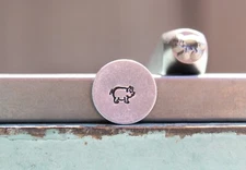 SUPPLY GUY 5mm Pig Metal Punch Design Stamp SGCH-529