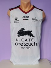 South Sydney Rabbitohs Jersey Shirt Vest NRL Small ISC Australia Rugby League