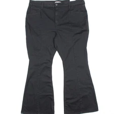 NWT SO Good For Life Women's Black High Rise Super Stretch Flared Jeans Sz 24