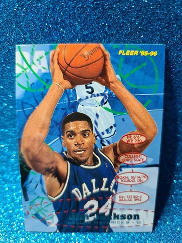 JIM JACKSON🏆Fleer 95-96 #34 Basketball Card 🏆FREE POST - 第 1/2 張圖片