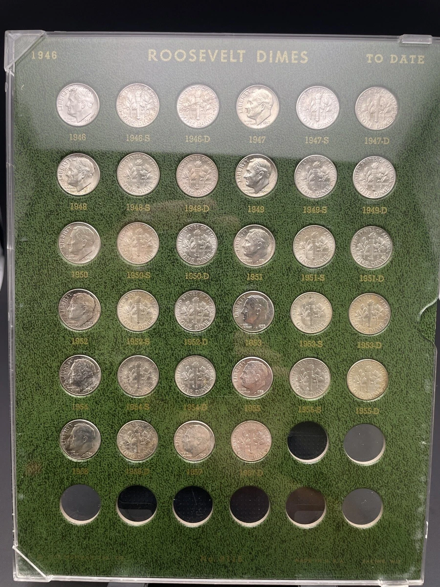 1946 .60 .70 .74 .75 .77dルーズベルトダイム　6枚SET 1946 Coin Set In Roosevelt Dimes (1946-Now) for sale | eBay