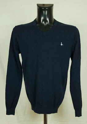 -^ PULL HOMME JACK WILLS COTON CACHEMIRE TAILLE M GC / - Photo 1/4