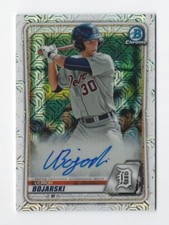 2020 Bowman Chrome Mega Box #BMA-UB Ulrich Bojarski Auto Mojo Refractor ~ Tigers