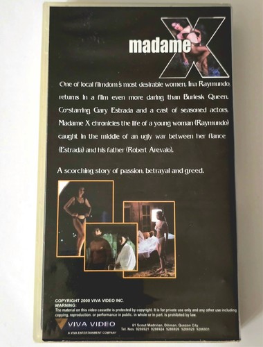 MADAME X GARY ESTRADA VHS FILIPINO MOVIE VIVA VIDEO TAPE PHILIPPINES CINEMA VTG - Picture 3 of 11