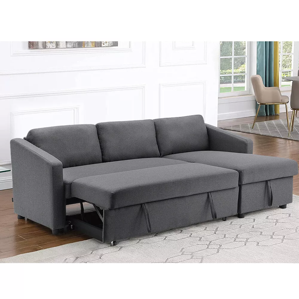 Sofa with 2024 sleeper and storage