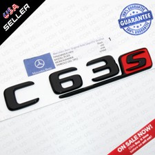 17-20 W205 Oem C 63 S Emblem Trunk Lid Logo Badge Amg Sport - Gloss Black Red 17-20 W205 Oem C 63 S Emblem Trunk Lid Logo Badge Amg Sport - Gloss Black Red