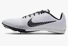 NEW Men's Nike Zoom Rival M 9 Running/Racing Spikes Shoe Black/White Size 13