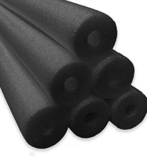 New Foam Pool Swim Noodles Round 19.5 inches length black 3pc bundle