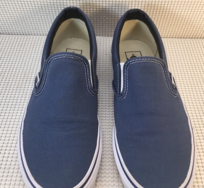 Vans Mens Classic Slip-On Navy #VN000EYENVY - Size 7  Nice - See Photos