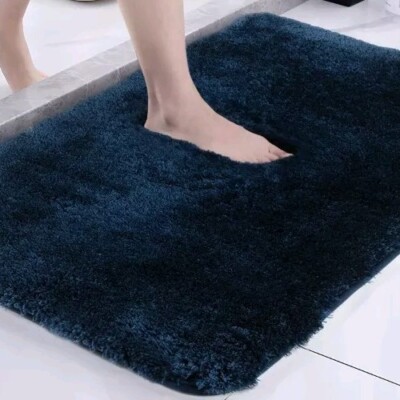Mibao Luxuriöse Badematte super saugfähig & zottelig (1,8m x 0,6m - Badelänge)