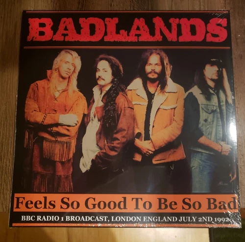 BADLANDS ** WHITE VINYL LP * 92 BROADCAST * OZZY BLACK SABBATH RACER X SPERGROUP