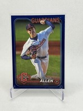 2024 Topps #339 Logan Allen Royal Blue