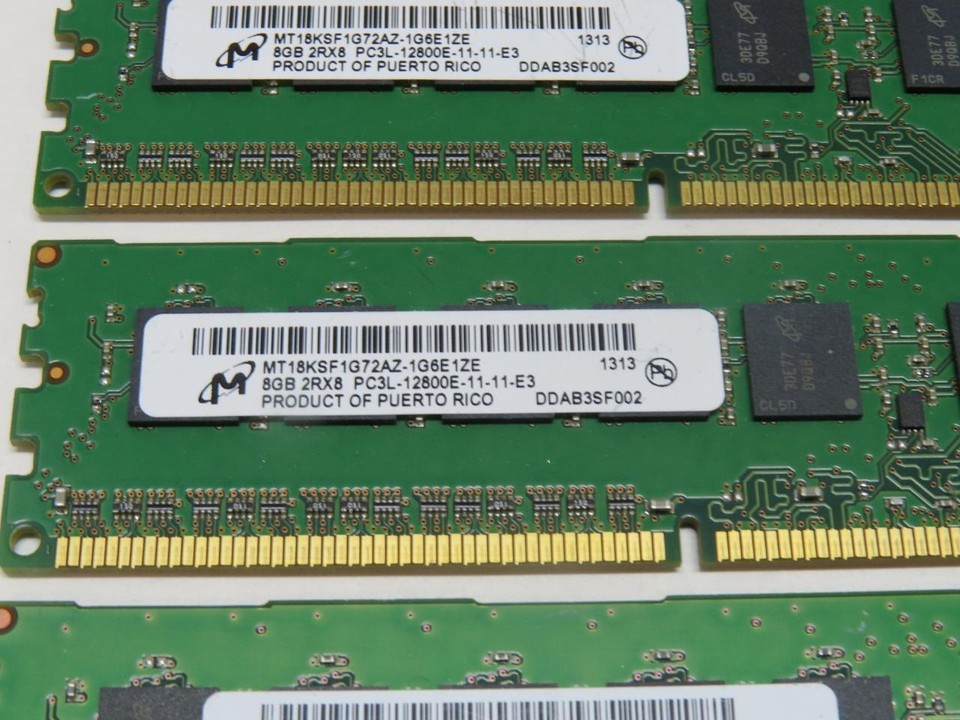 RAM 8GB PC3-12800E ECC Unbuffered Micron Equivalente – A-Tech, 1600MHz, DDR3L